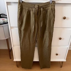 Theory Army Green Pants